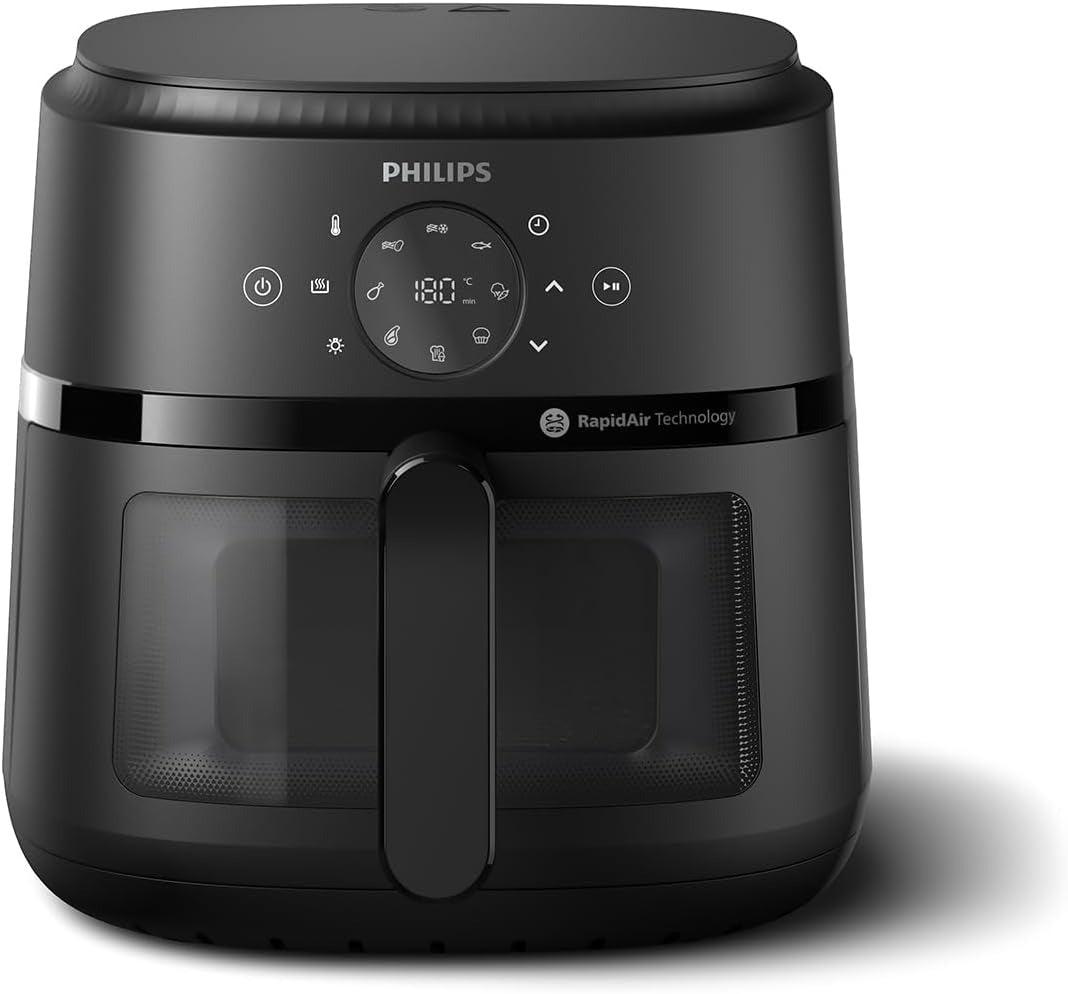 Philips Air Fryer 2000 Series – 6.2L, RapidAir, 13-in-1, Touchscreen, Healthy Frying (NA230/09)