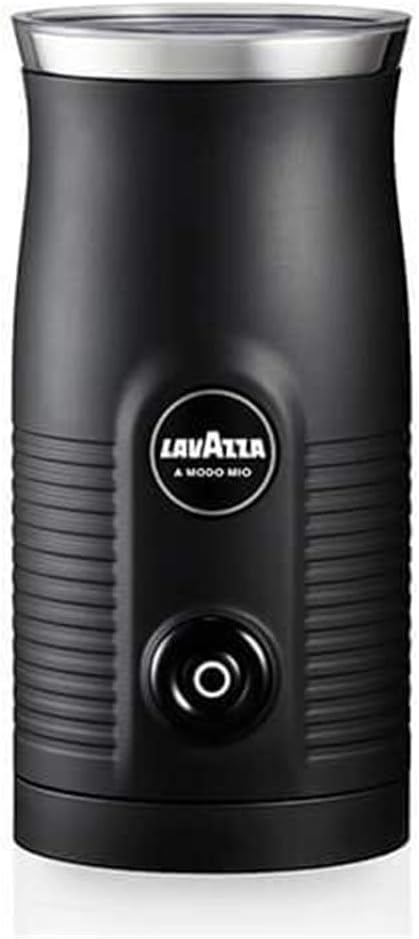 Lavazza MilkEasy Frother – Hot & Cold Milk for Cappuccino, Latte & More, Black