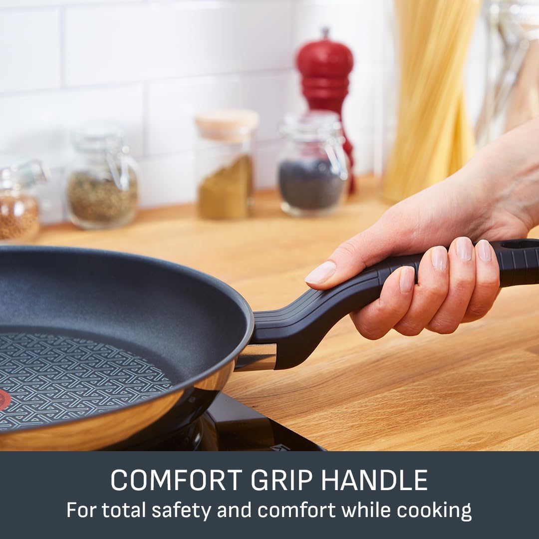 Tefal Comfort Max 5-Piece Stainless Steel Cookware Set – Induction Compatible, Non-Stick, Ergonomic Handles