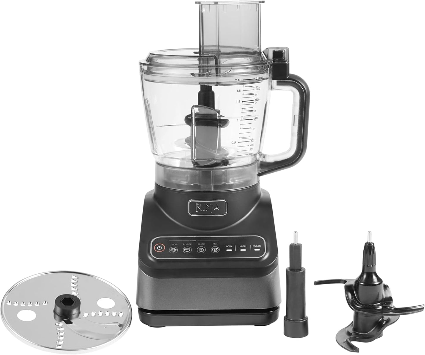 Ninja Food Processor – 2.1L, 850W, 4 Auto Programs, Black BN650UK
