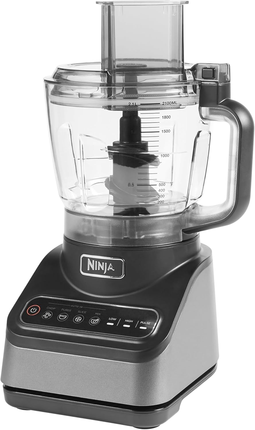 Ninja Food Processor – 2.1L, 850W, 4 Auto Programs, Black BN650UK