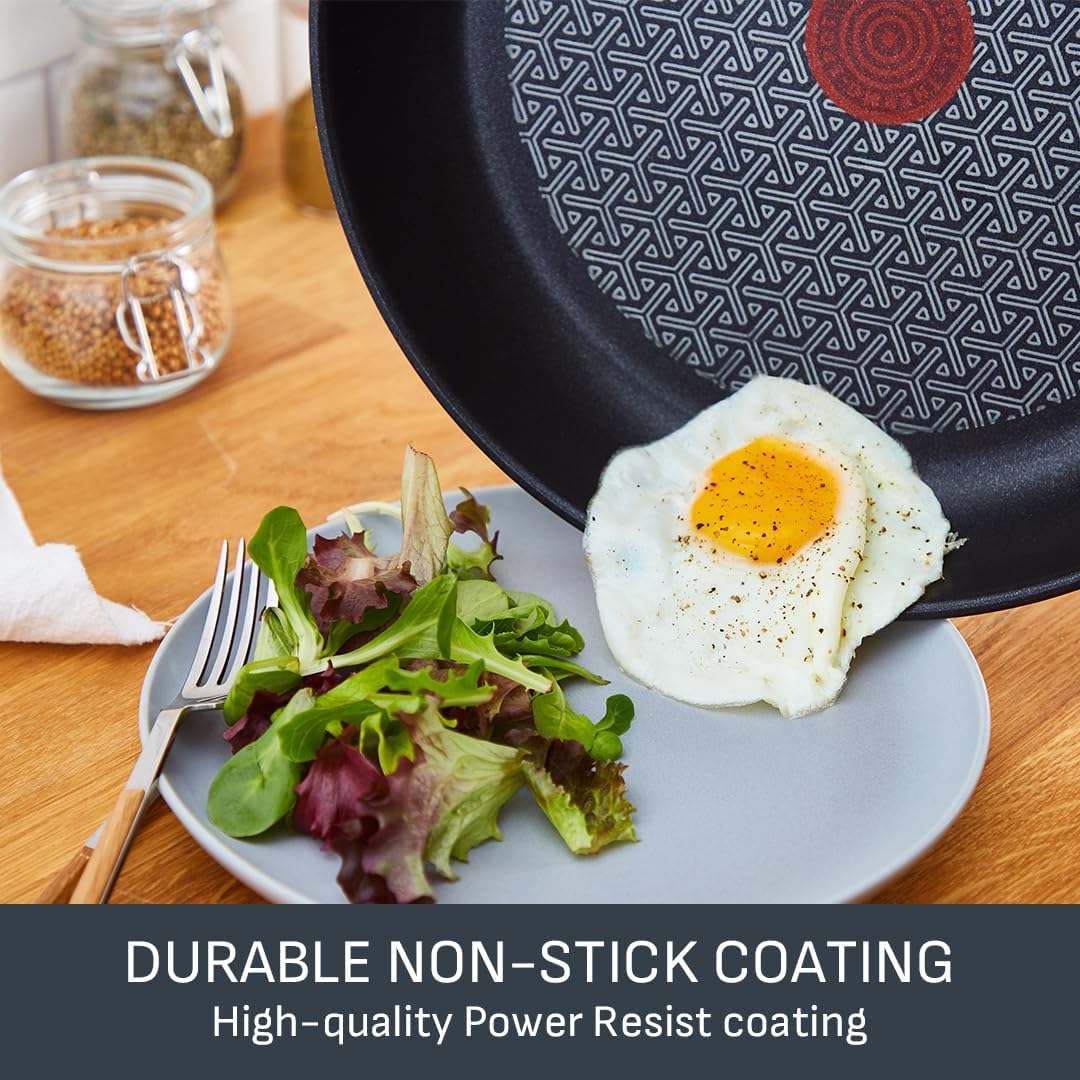 Tefal Comfort Max 5-Piece Stainless Steel Cookware Set – Induction Compatible, Non-Stick, Ergonomic Handles