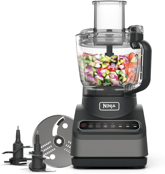 Ninja Food Processor – 2.1L, 850W, 4 Auto Programs, Black BN650UK