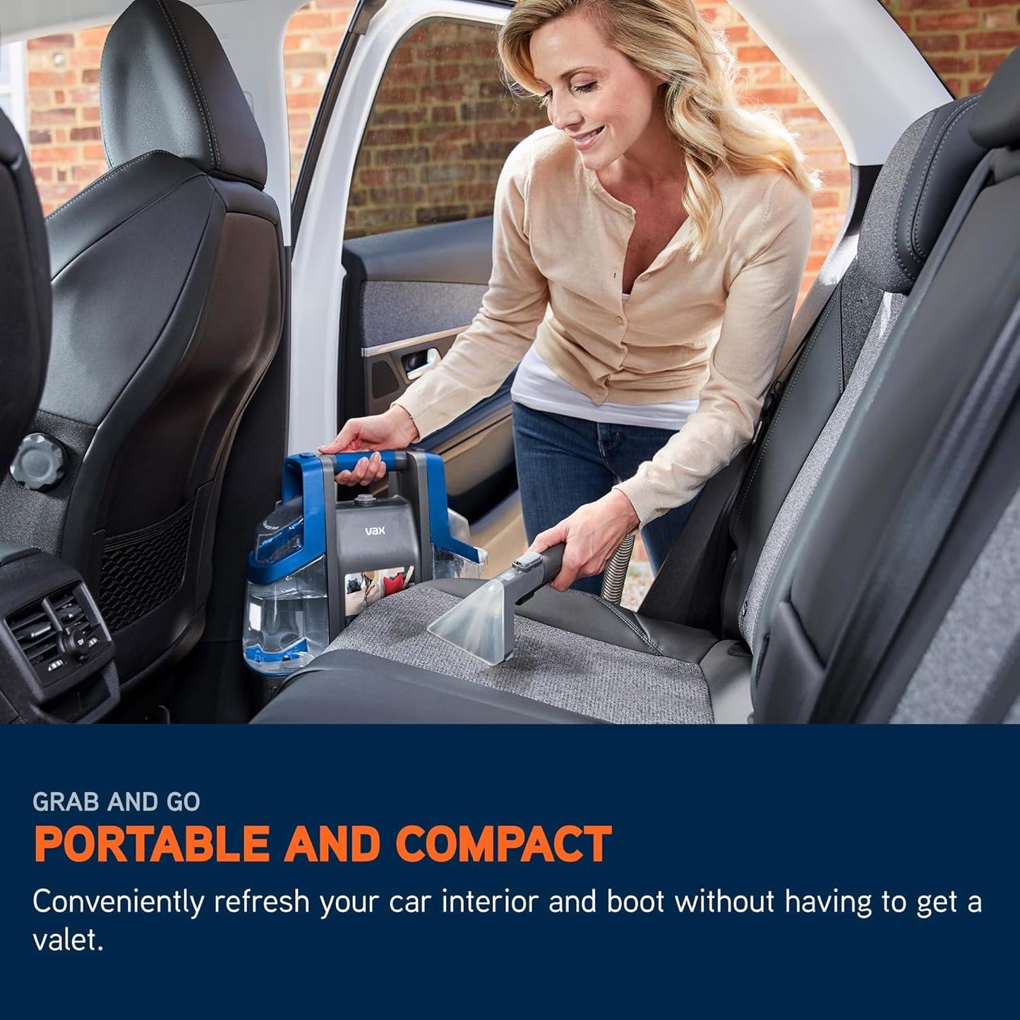 VAX SpotWash Duo Handheld Spot Cleaner – Pet Messes & Upholstery Stains, Compact