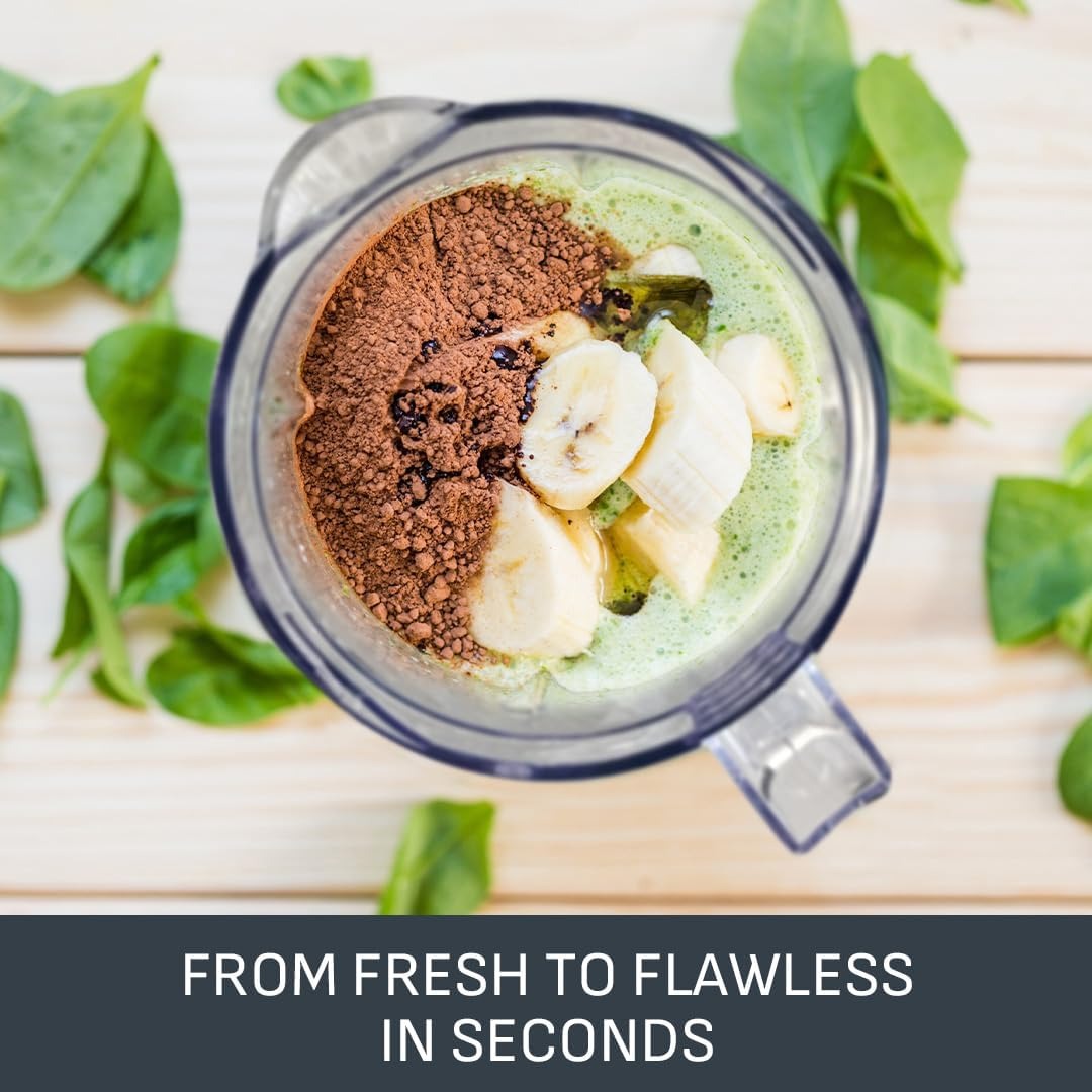 Tefal Blendforce II Blender – 1.25L, 600W, Ice Crush & Smoothies, Black